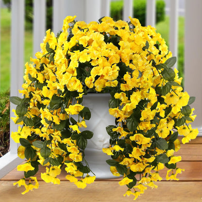 Im Angebot – Künstliche Hängeblumen – UV-beständig, wasserdicht, windfest