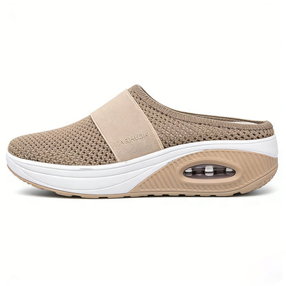 （LETZTER TAG SALE– 80 % RABAT）BQODQO® Luftpolster Slip-on Walking Schuhe mit Fußgewölbeunterstützung, für Damen