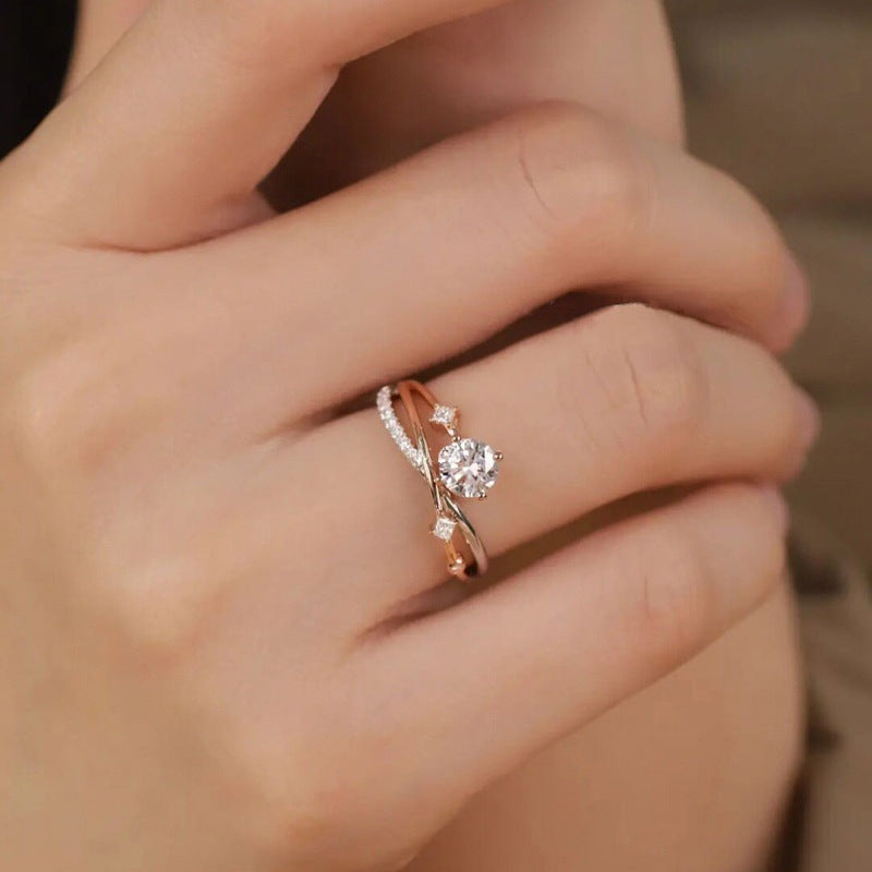 👩‍⚕️🔥 Letzter Tag – 80 % Rabatt :👩‍⚕️ CZTICLE® Hochwertiger Diamantring