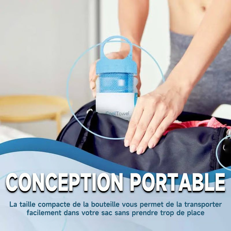 🔥Serviette rafraîchissante pour le sport, la salle de gym et le fitness – Serviette en microfibre à séchage rapide contre la transpiration