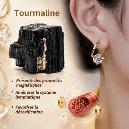 🔥 DERNIER JOUR : -80% - 💎𝐂𝐙𝐓𝐈𝐂𝐋𝐄® Boucles d’oreilles Lymphvity en germanium à magnétothérapie
