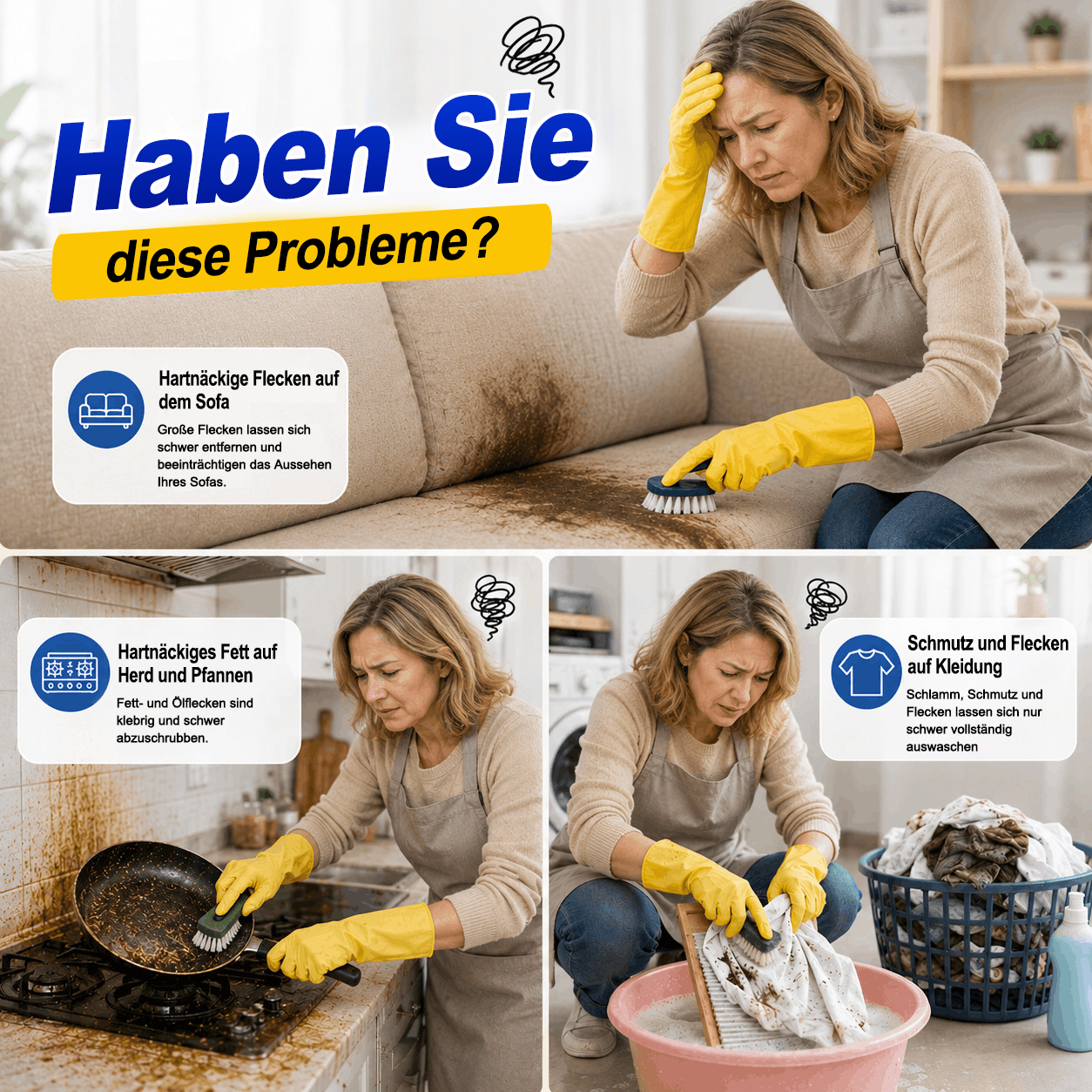 ⚡️LETZTER TAG – 60 % RABATT | Schaumreiniger ohne Abspülen — Aufsprühen, Abwischen & Fertig!
