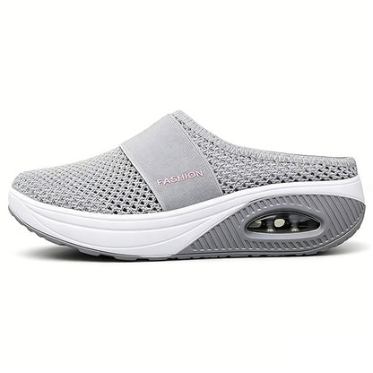 （LETZTER TAG SALE– 80 % RABAT）BQODQO® Luftpolster Slip-on Walking Schuhe mit Fußgewölbeunterstützung, für Damen