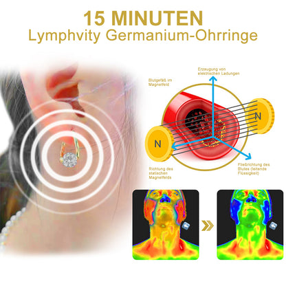 (🔥LETZTER TAG – 70 % RABATT🔥) CZTICLE® Lymphvity MagneTherapy Germanium-Ohrringe