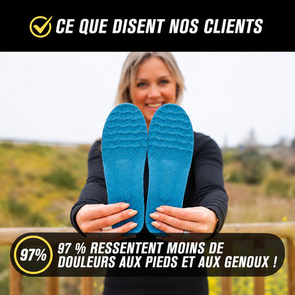 👣 Semelles orthopédiques avec soutien de la voûte plantaire – confort toute la journée pour les pieds fatigués et douloureux