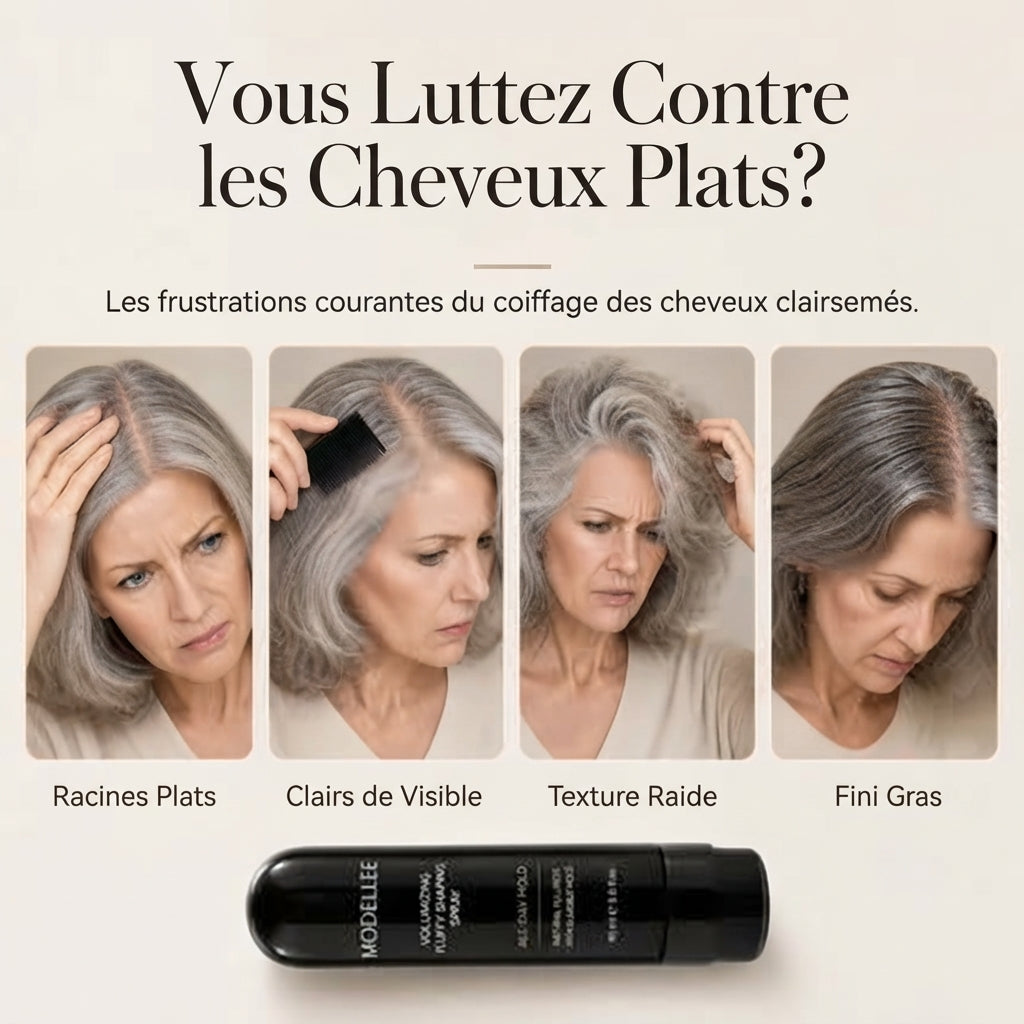 🔥 Spray Volumisant Cheveux 90ML – Volume Instantané & Tenue Longue Durée | Jusqu’à -80%