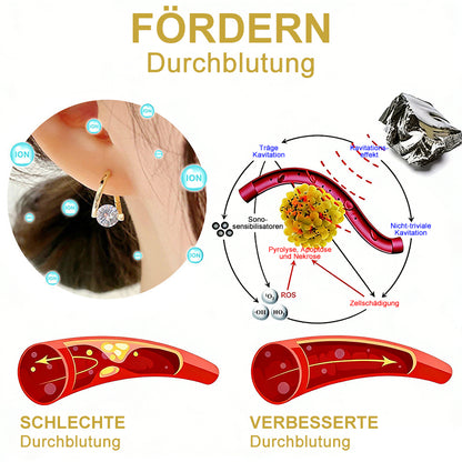 (🔥LETZTER TAG – 70 % RABATT🔥) CZTICLE® Lymphvity MagneTherapy Germanium-Ohrringe