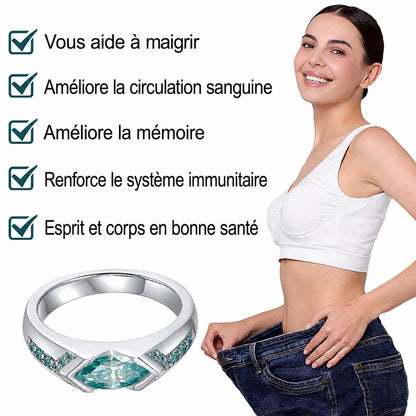 🔥 Bague Magnétique Minceur 💎 CZTICLE® – Moissanite – Jusqu’à -80 % Aujourd’hui