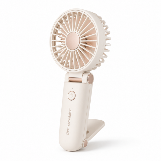 Dermavonlabs® Ventilateur Pliable de Poche Brise Quotidienne