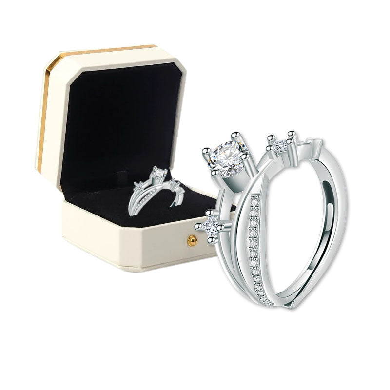 👩‍⚕️🔥 Letzter Tag – 80 % Rabatt :👩‍⚕️ CZTICLE® Hochwertiger Diamantring