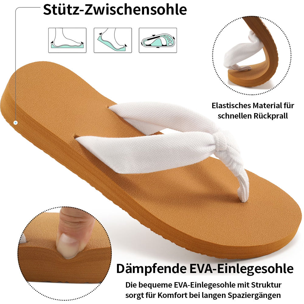 80 % RABATT–🩴Sommerliche Zehentrenner mit Fußgewölbe-Unterstützung