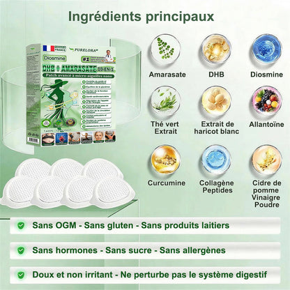 👑𝐏𝐮𝐫𝐞𝐥𝐨𝐫𝐚® 𝐌𝐞𝐭𝐚𝐛𝐨𝐥𝐢𝐜 𝐌𝐚𝐭𝐫𝐢𝐱 – 𝐏𝐚𝐭𝐜𝐡 𝐍𝐚𝐧𝐨 à 𝐌𝐢𝐜𝐫𝐨𝐧𝐞𝐞𝐝𝐥𝐞𝐬 𝟏𝟎-𝐞𝐧-𝟏 𝐃𝐇𝐁 + 𝐀𝐦𝐚𝐫𝐚𝐬𝐚𝐭𝐞