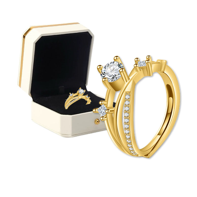 👩‍⚕️🔥 Letzter Tag – 80 % Rabatt :👩‍⚕️ CZTICLE® Hochwertiger Diamantring