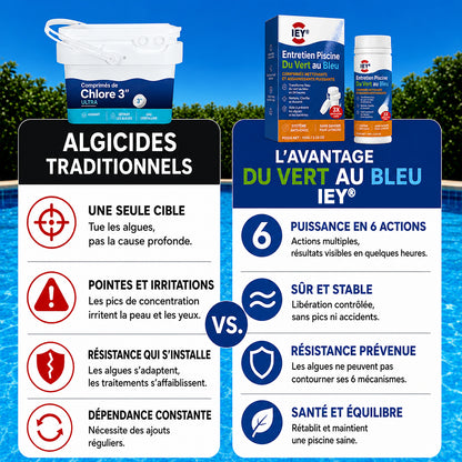 🔥 IEY® – Dernier jour : 60 % de réduction 💧 Piscine verte ? Transformez-la en eau cristalline rapidement