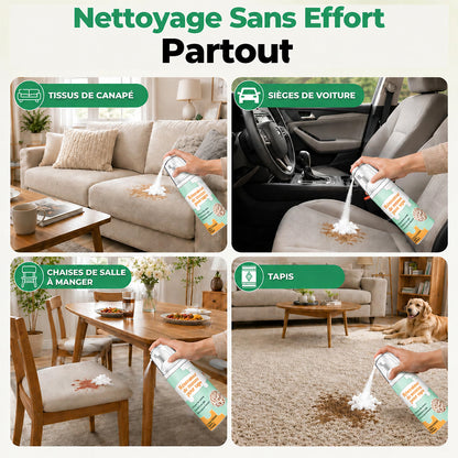 🔥−60 % AUJOURD’HUI🔥 Mousse détachante sans eau pour tapis avec chiffon