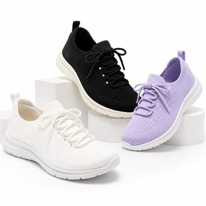 💖 LETZTER TAG SALE – 80 % RABATT✨ 💖BQODQO® Luftpolster Slip-on Walking Schuhe mit Fußgewölbeunterstützung, für Damen