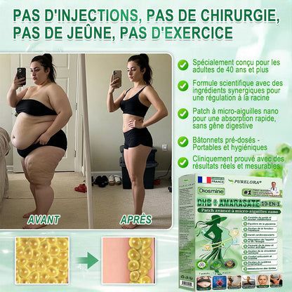 👑𝐏𝐮𝐫𝐞𝐥𝐨𝐫𝐚® 𝐌𝐞𝐭𝐚𝐛𝐨𝐥𝐢𝐜 𝐌𝐚𝐭𝐫𝐢𝐱 – 𝐏𝐚𝐭𝐜𝐡 𝐍𝐚𝐧𝐨 à 𝐌𝐢𝐜𝐫𝐨𝐧𝐞𝐞𝐝𝐥𝐞𝐬 𝟏𝟎-𝐞𝐧-𝟏 𝐃𝐇𝐁 + 𝐀𝐦𝐚𝐫𝐚𝐬𝐚𝐭𝐞