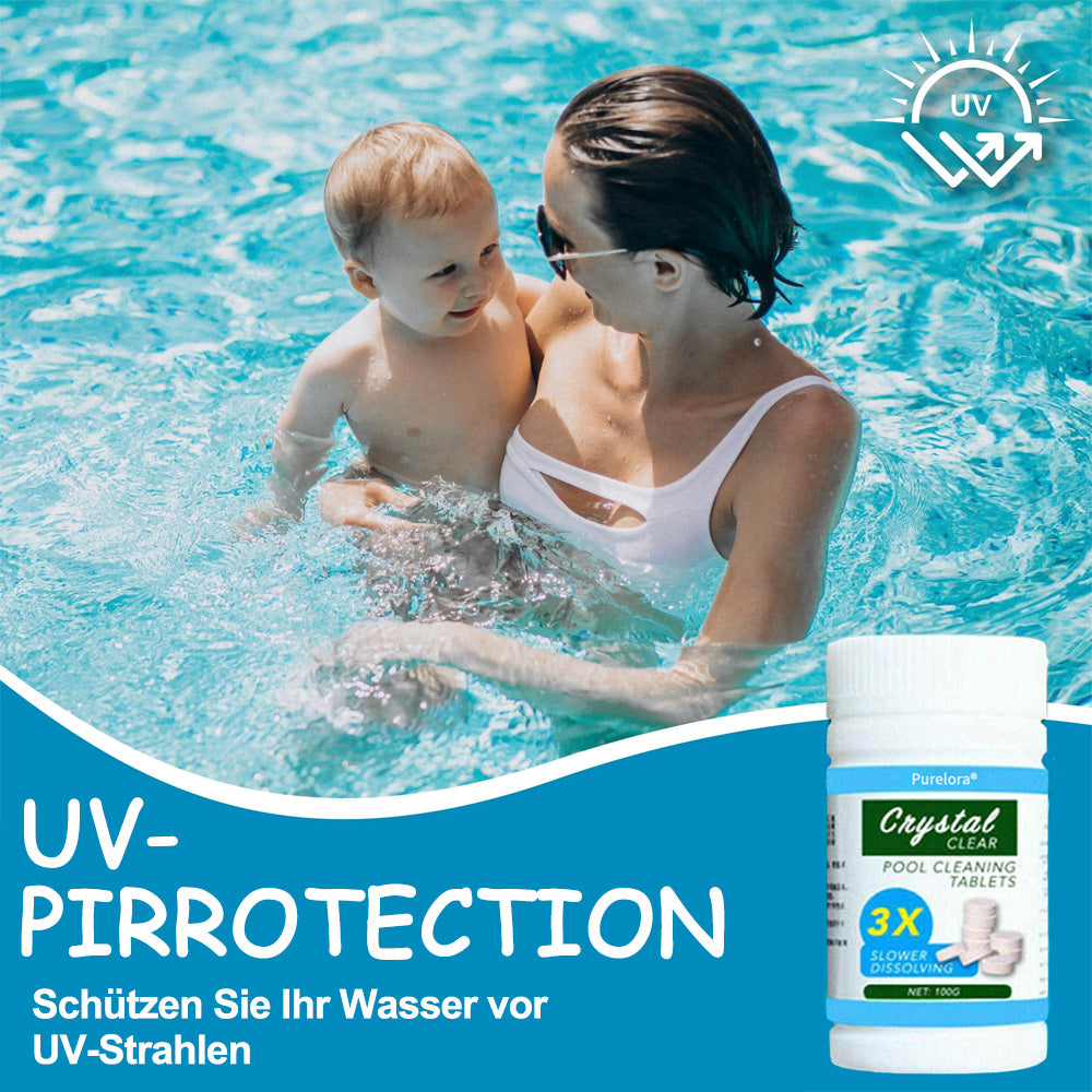 🔥JETZT IM SONDERANGEBOT: 49 % RABATT 🎁 𝙋𝙪𝙧𝙚𝙡𝙤𝙧𝙖®  Equalityl RefreshPool Schnellreinigungstabletten für den Pool (100 Stück)