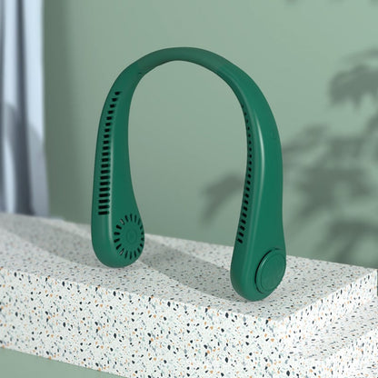 🇫🇷Dernier jour – 15 % de réduction 🔥 🍃 Ventilateur de cou portable sans pales – Refroidissement silencieux à 360° pour l’été, les voyages et les activités en plein air