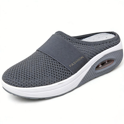 （LETZTER TAG SALE– 80 % RABAT）BQODQO® Luftpolster Slip-on Walking Schuhe mit Fußgewölbeunterstützung, für Damen