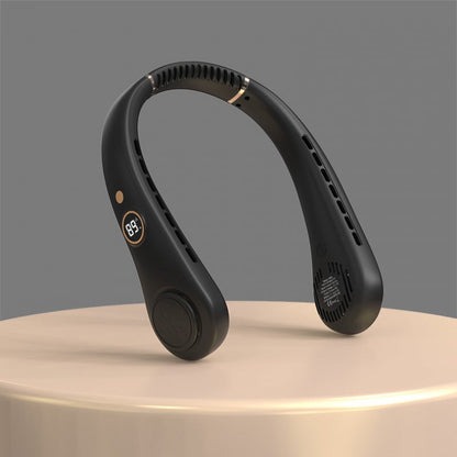🇫🇷Dernier jour – 15 % de réduction 🔥 🍃 Ventilateur de cou portable sans pales – Refroidissement silencieux à 360° pour l’été, les voyages et les activités en plein air