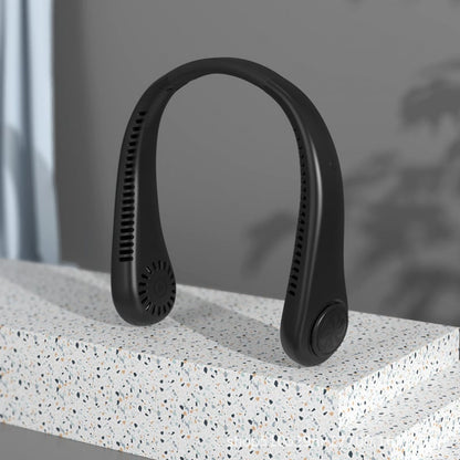 🇫🇷Dernier jour – 15 % de réduction 🔥 🍃 Ventilateur de cou portable sans pales – Refroidissement silencieux à 360° pour l’été, les voyages et les activités en plein air