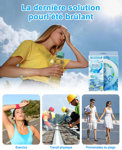 Billhol® Tour de cou rafraîchissant PCM — Fraîcheur instantanée pendant les fortes chaleurs