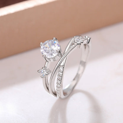 👩‍⚕️🔥 Letzter Tag – 80 % Rabatt :👩‍⚕️ CZTICLE® Hochwertiger Diamantring
