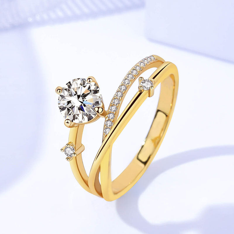 👩‍⚕️🔥 Letzter Tag – 80 % Rabatt :👩‍⚕️ CZTICLE® Hochwertiger Diamantring