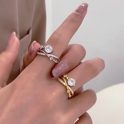👩‍⚕️🔥 Letzter Tag – 80 % Rabatt :👩‍⚕️ CZTICLE® Hochwertiger Diamantring