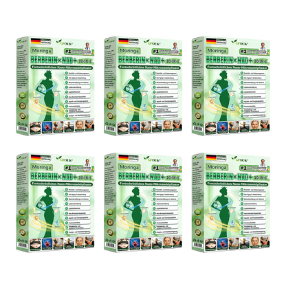 Offizieller Store 🇩🇪 |💖𝐆𝐅𝐎𝐔𝐊® Moringa · Berberin × NAD+ 10-in-1  Advanced Nano Mikronadel-Patch 🇩🇪 (Nur einmal täglich, sichtbare Veränderungen in 7 Tagen) ✅ Für Fettleibigkeit, schlaffe Haut, Diabetes, Schlafapnoe, Gelenkprobleme und mehr