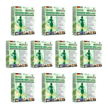 Offizieller Store 🇩🇪 |💖𝐆𝐅𝐎𝐔𝐊® Moringa · Berberin × NAD+ 10-in-1  Advanced Nano Mikronadel-Patch 🇩🇪 (Nur einmal täglich, sichtbare Veränderungen in 7 Tagen) ✅ Für Fettleibigkeit, schlaffe Haut, Diabetes, Schlafapnoe, Gelenkprobleme und mehr