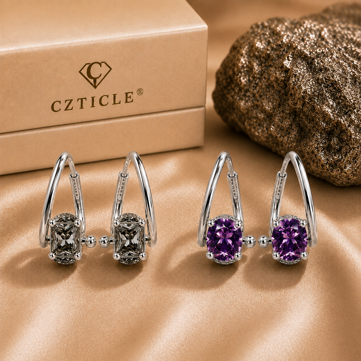 🔥 DERNIER JOUR : -80% - 💎𝐂𝐙𝐓𝐈𝐂𝐋𝐄® Boucles d’oreilles Lymphvity en germanium à magnétothérapie