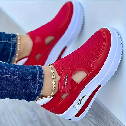 🔥 DERNIER JOUR : -80 % - 👟 Chaussures de marche orthopédiques confortables pour femme avec bride Velcro réglable
