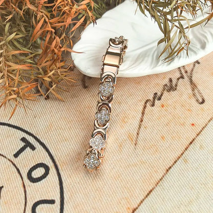 🌟Neue Woche, neue Rabatte: 80 % Rabatt – 🍀 Klee-Armband aus Kupfer mit Magnetverschluss [2 Stück kaufen, versandkostenfrei]