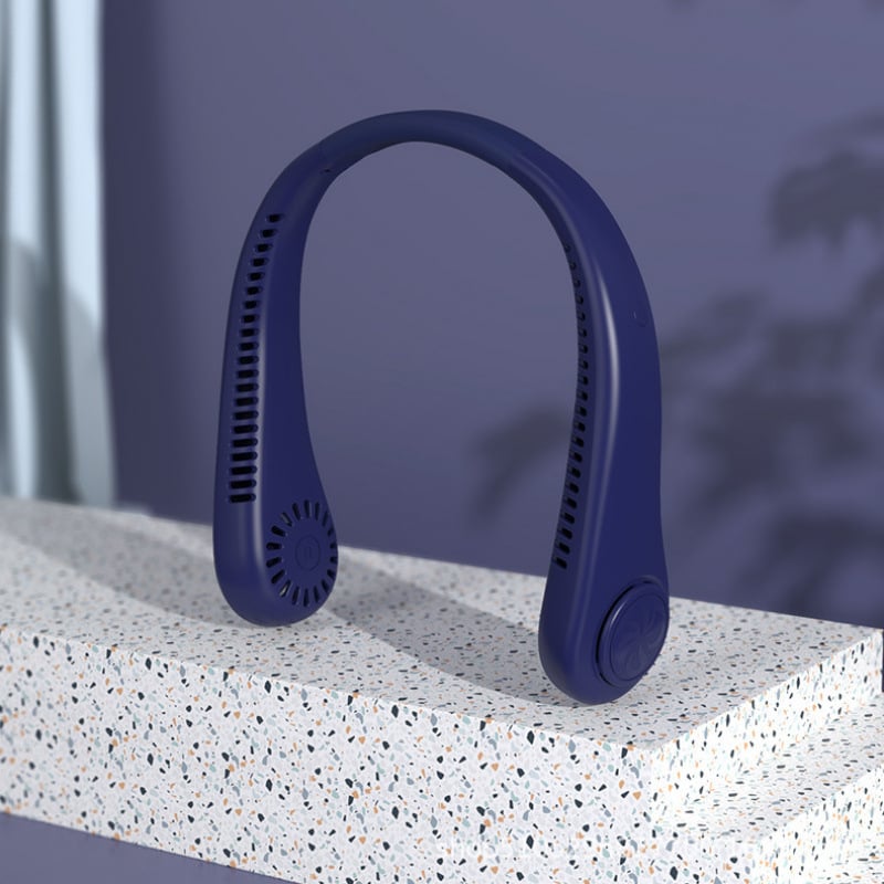 🇫🇷Dernier jour – 15 % de réduction 🔥 🍃 Ventilateur de cou portable sans pales – Refroidissement silencieux à 360° pour l’été, les voyages et les activités en plein air