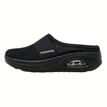 （LETZTER TAG SALE– 80 % RABAT）BQODQO® Luftpolster Slip-on Walking Schuhe mit Fußgewölbeunterstützung, für Damen