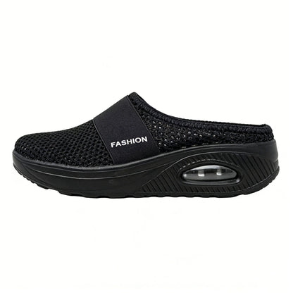 80% OFF-Diabetic Air-Cushion Slip-On Walking Shoes, Orthopedic Diabetic Slippers, with Arch-Support for Women
