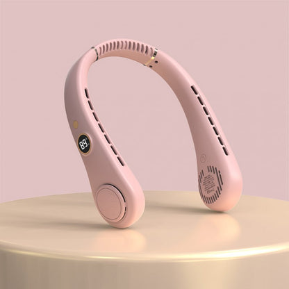 🇫🇷Dernier jour – 15 % de réduction 🔥 🍃 Ventilateur de cou portable sans pales – Refroidissement silencieux à 360° pour l’été, les voyages et les activités en plein air