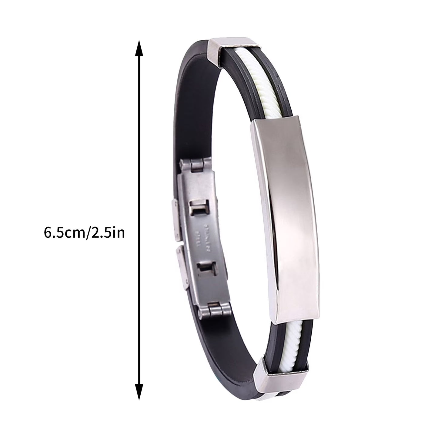 LETZTER TAG – 80 % RABATT-CZTICLE® Elegantes Titanstahl-Armband für Damen & Herren