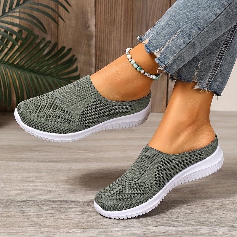 ⭐80 % RABATT – Diabetische Slip-On Walking-Schuhe mit Luftpolster, orthopädische diabetische Hausschuhe, mit Fußgewölbeunterstützung für Damen