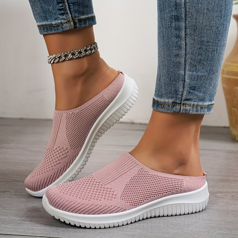 ⭐80 % RABATT – Diabetische Slip-On Walking-Schuhe mit Luftpolster, orthopädische diabetische Hausschuhe, mit Fußgewölbeunterstützung für Damen