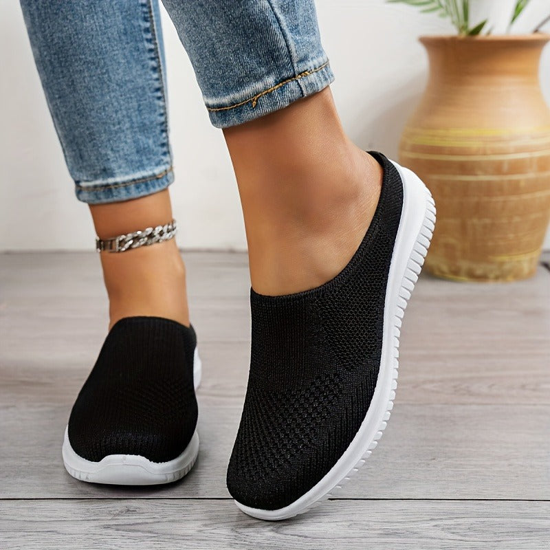 ⭐80 % RABATT – Diabetische Slip-On Walking-Schuhe mit Luftpolster, orthopädische diabetische Hausschuhe, mit Fußgewölbeunterstützung für Damen