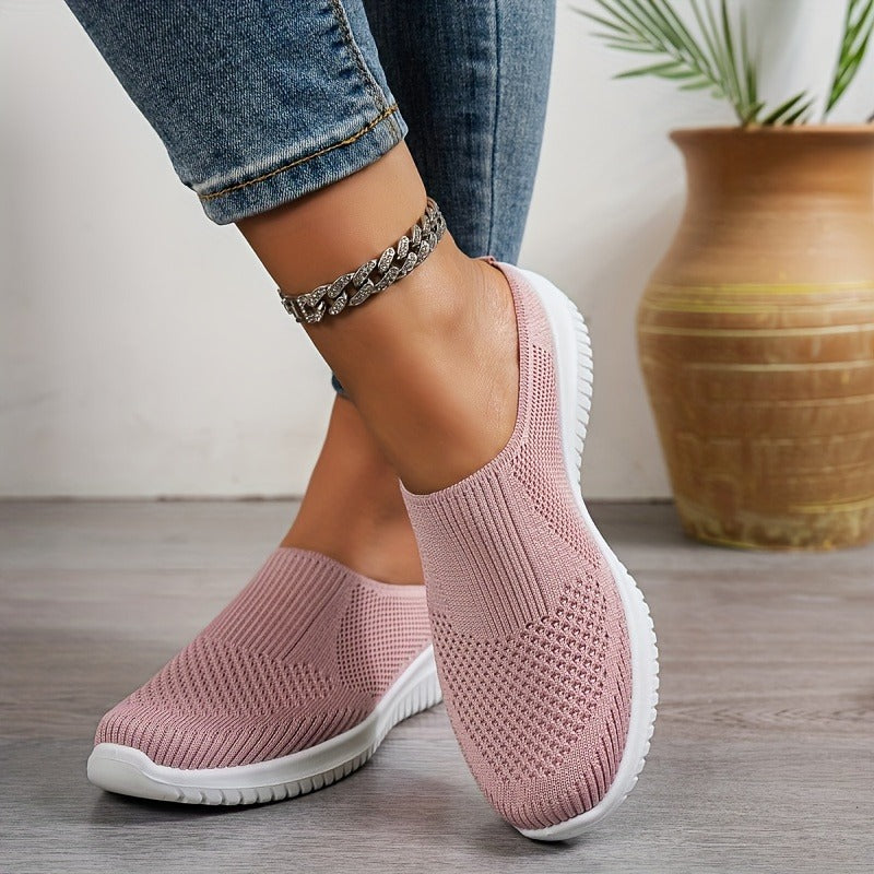 ⭐80 % RABATT – Diabetische Slip-On Walking-Schuhe mit Luftpolster, orthopädische diabetische Hausschuhe, mit Fußgewölbeunterstützung für Damen