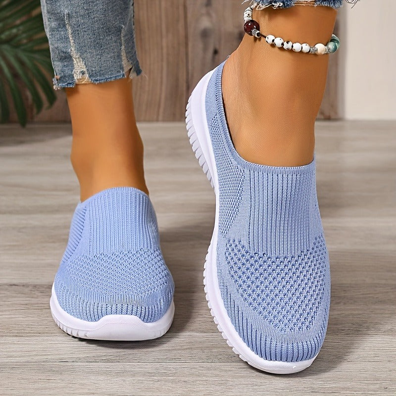 ⭐80 % RABATT – Diabetische Slip-On Walking-Schuhe mit Luftpolster, orthopädische diabetische Hausschuhe, mit Fußgewölbeunterstützung für Damen