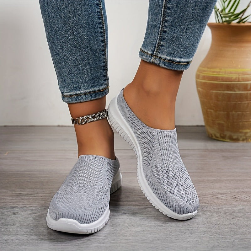 ⭐80 % RABATT – Diabetische Slip-On Walking-Schuhe mit Luftpolster, orthopädische diabetische Hausschuhe, mit Fußgewölbeunterstützung für Damen