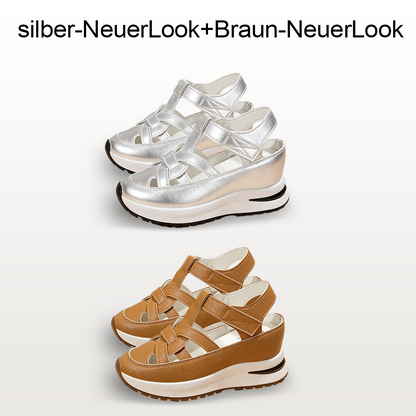 💖Kostenloser Versand-BQODQO® Damen-Sandalen mit weichem, verstellbarem Design – Klettverschluss & bequeme Passform für breite und schmale Füße