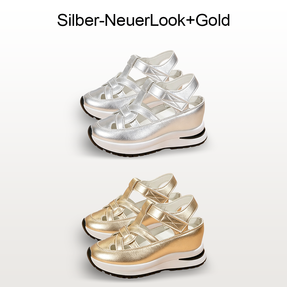 💖Kostenloser Versand-BQODQO® Damen-Sandalen mit weichem, verstellbarem Design – Klettverschluss & bequeme Passform für breite und schmale Füße