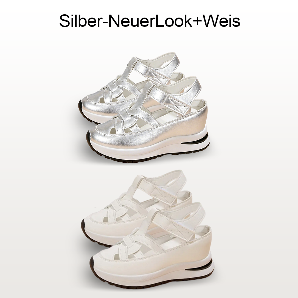 💖Kostenloser Versand-BQODQO® Damen-Sandalen mit weichem, verstellbarem Design – Klettverschluss & bequeme Passform für breite und schmale Füße