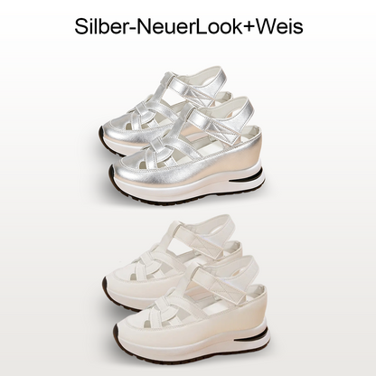 💖Kostenloser Versand-BQODQO® Damen-Sandalen mit weichem, verstellbarem Design – Klettverschluss & bequeme Passform für breite und schmale Füße